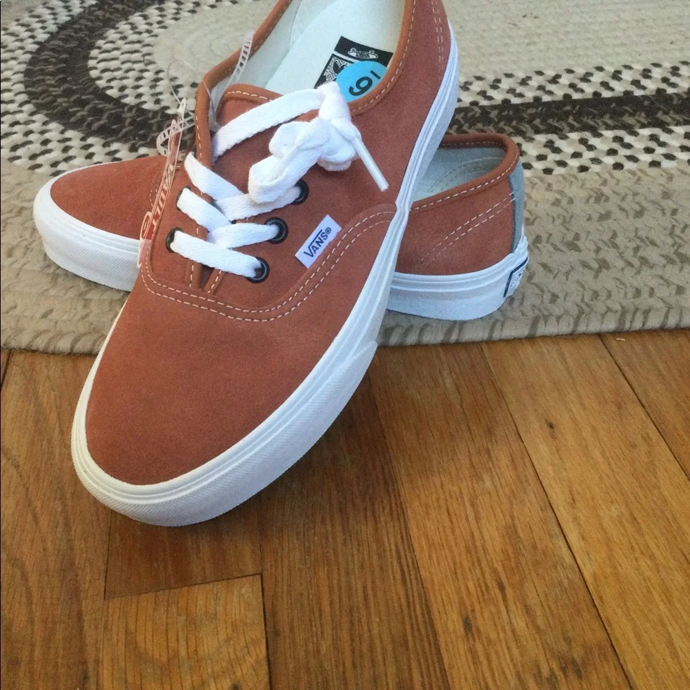 Vans vault burnt orange tie up
